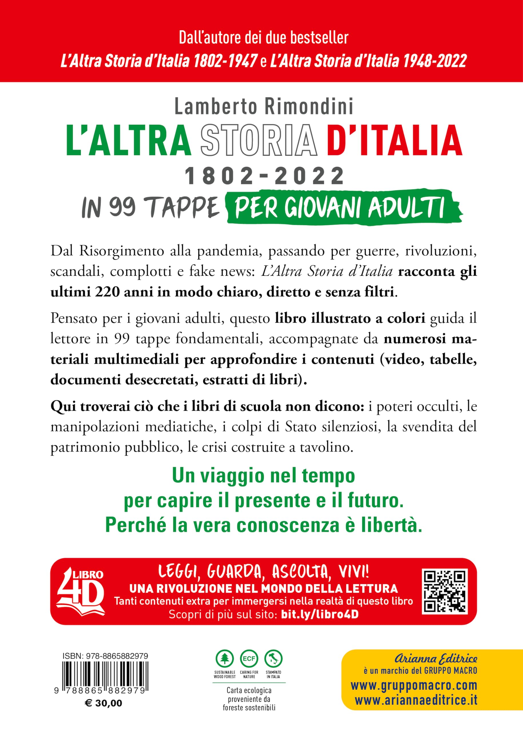 L'altra Storia d'Italia 1802-2022 in 99 tappe per giovani adulti