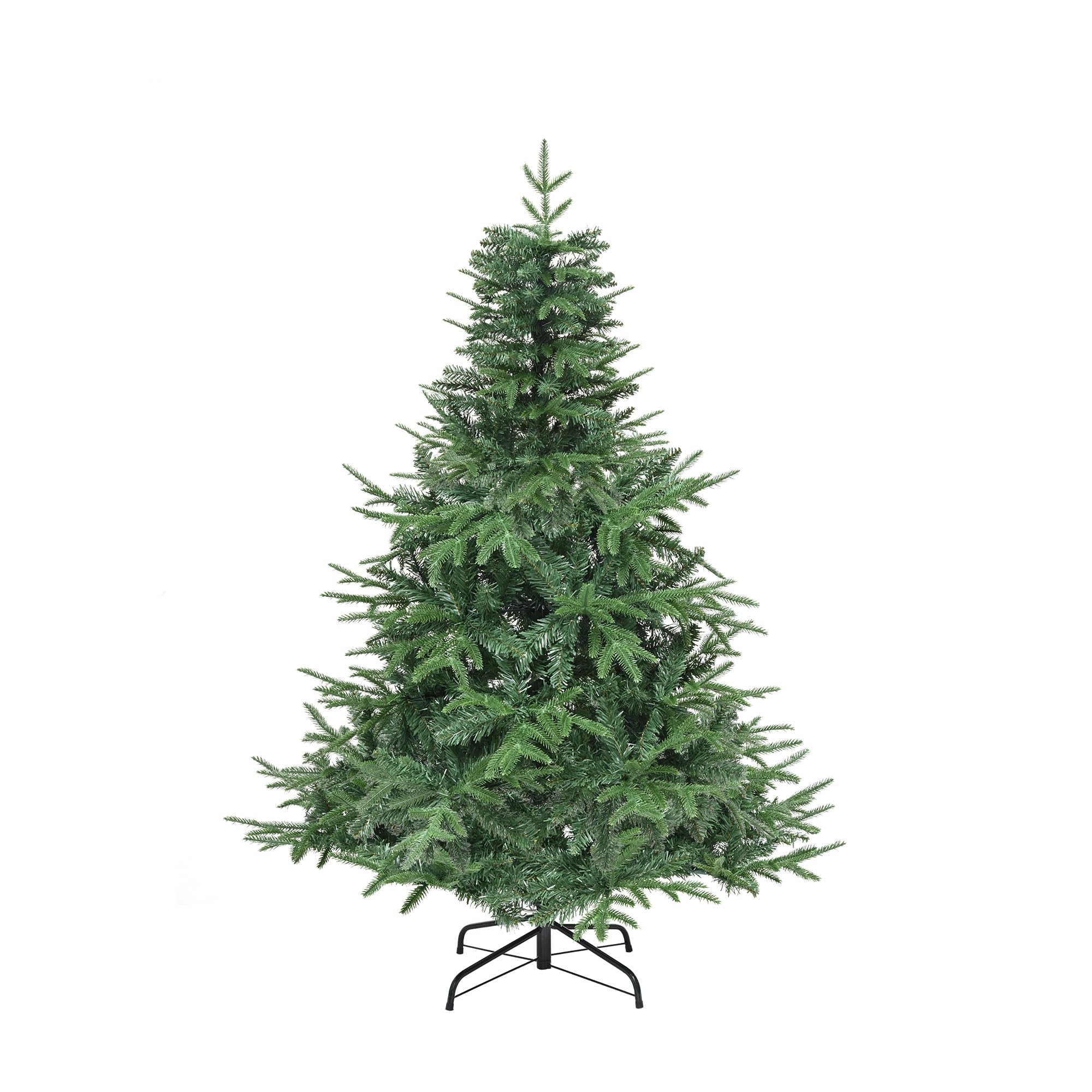 YITAHOME Árbol de Navidad Artificial de 152 cm, Aprox. 450 PE Moldeado por inyección y Puntas de PVC, árbol de Navidad Natural con Marco Plegable y Soporte de Metal, Montaje rápido para el hogar y