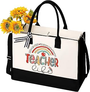 Teacher Gifts for Women - Teacher Appreciation Gifts - Cool Gifts for Teachers Women - Teacher Gift Ideas, Gift for Teacher - Teacher Birthday Gifts - Teacher Tote Bags for Women - Teacher Tote Bag…