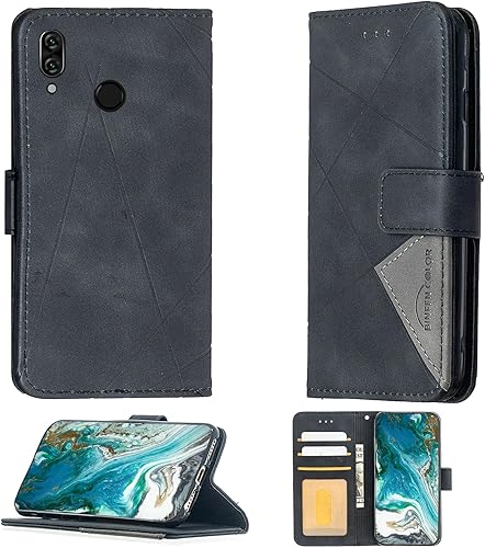 Funda para Kalley Black C Pro Compatible con Kalley Black C Pro Funda de teléfono Funda Flip Stand Cover PU Cuero Wallet Case Negro