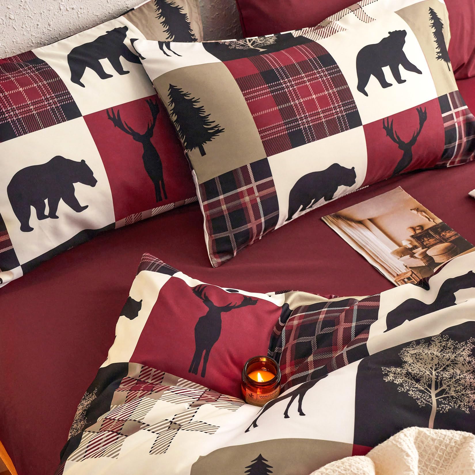 Wake In Cloud Schmusetuch 3-teilig King (Comforter 104"x90") 0553