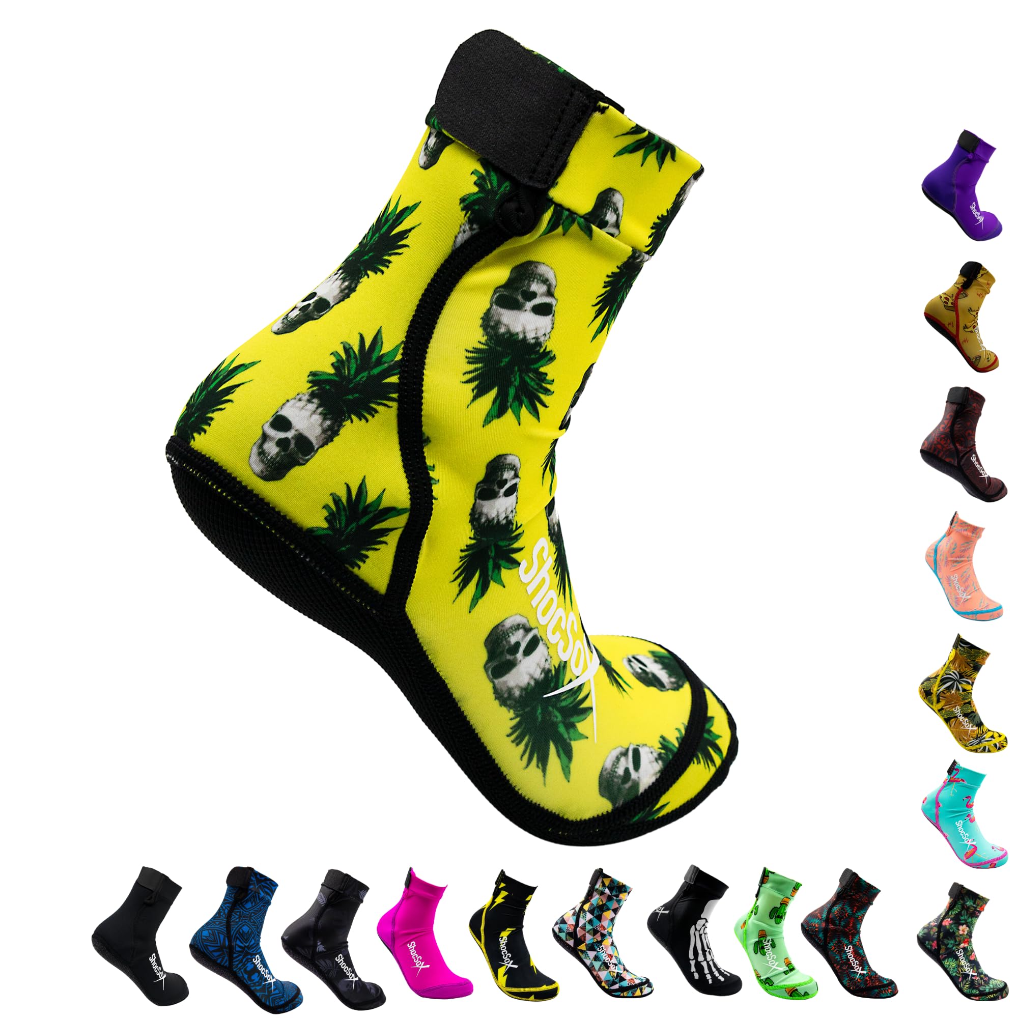 ShocSox Beach Volleyball & Sand Soccer Socks No-Holes Guaranteed Soles for Maximum Protection