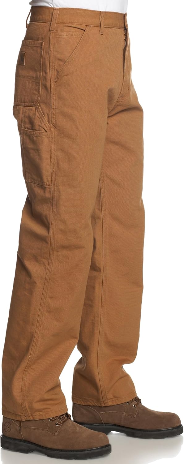 Carhartt Men's Loose Fit Washed Duck Utility Work Pant 28W x 30L Carhartt Brown