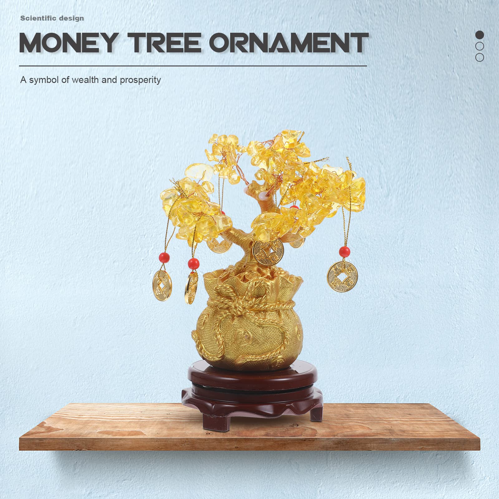 Arbre Feng Shui En Citrine - Symbole Richesse Et Prospérité