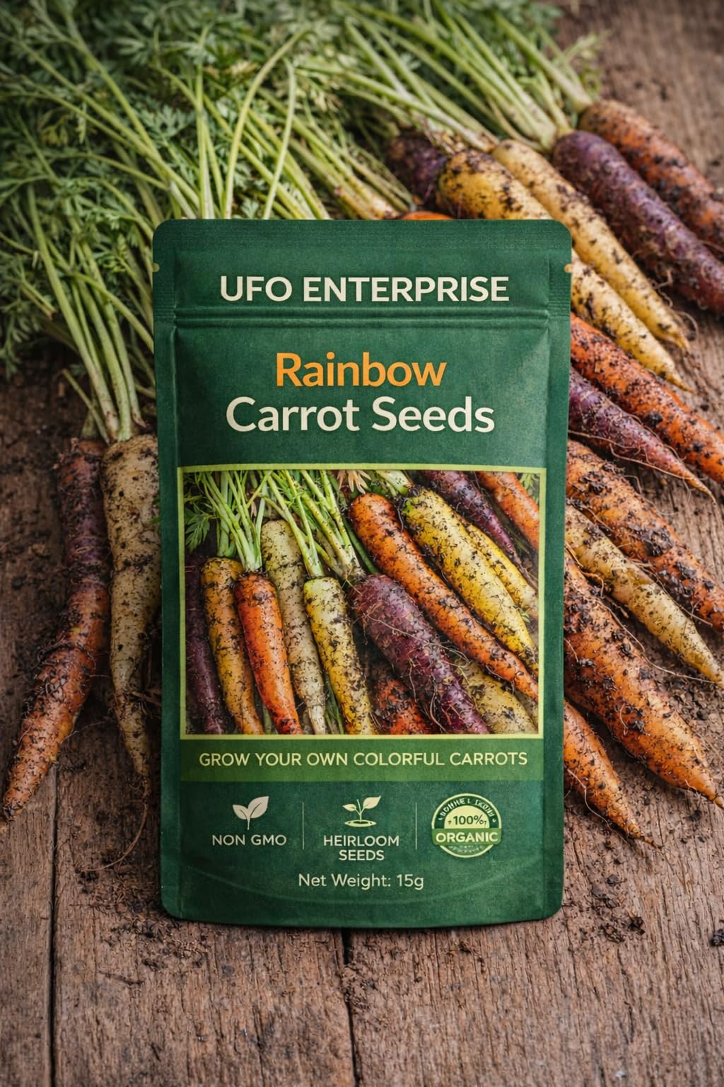India Rainbow Blend Carrot Seeds 100+ Seeds Pack | Multicolour Carrots | Grow in All Seasons | Suitable for All India | Home Gardening-picture-26