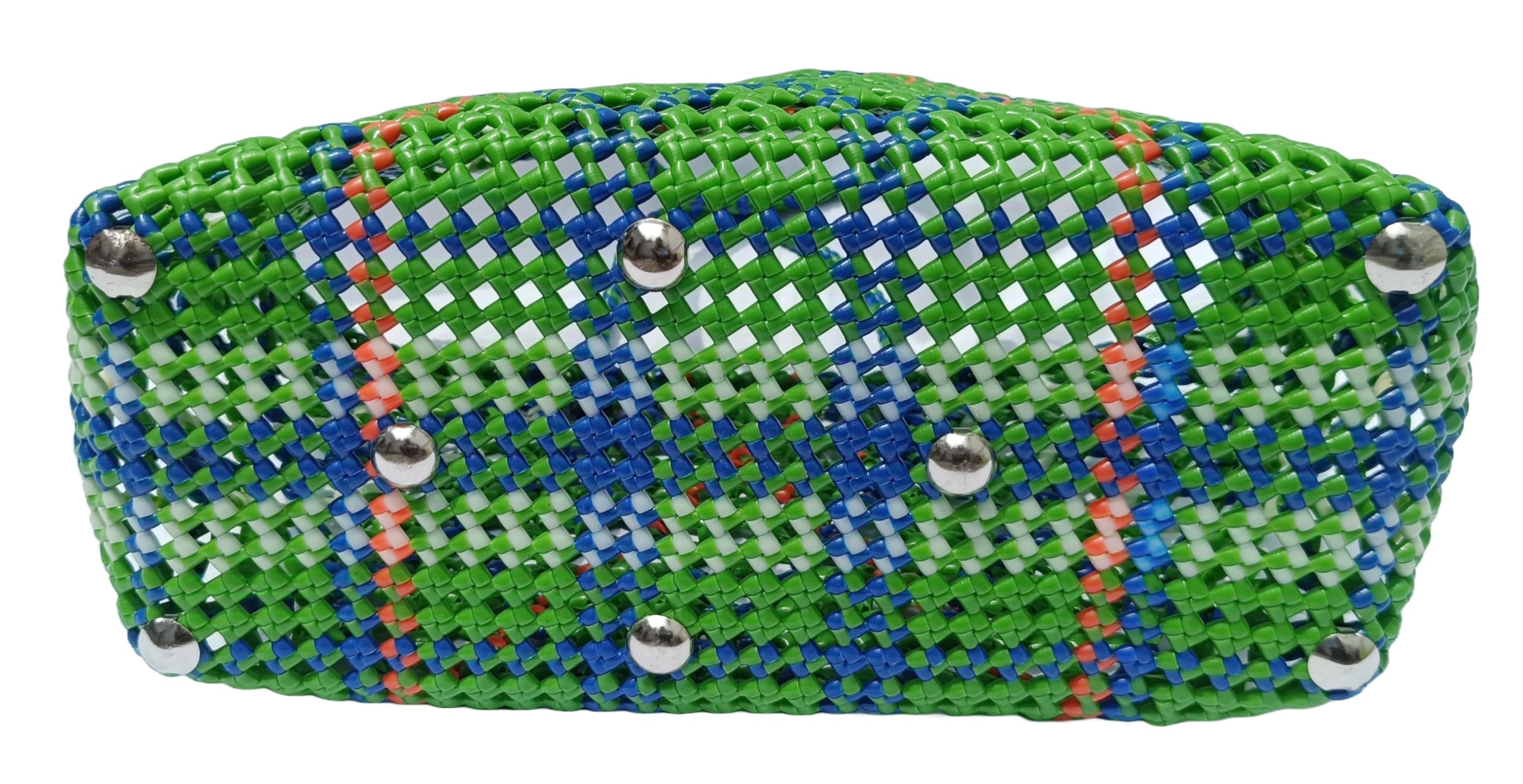 くぅこぅ様 Sezhumai Traders Handmade Plastic Diamond Hexagon Wire Bag Wire