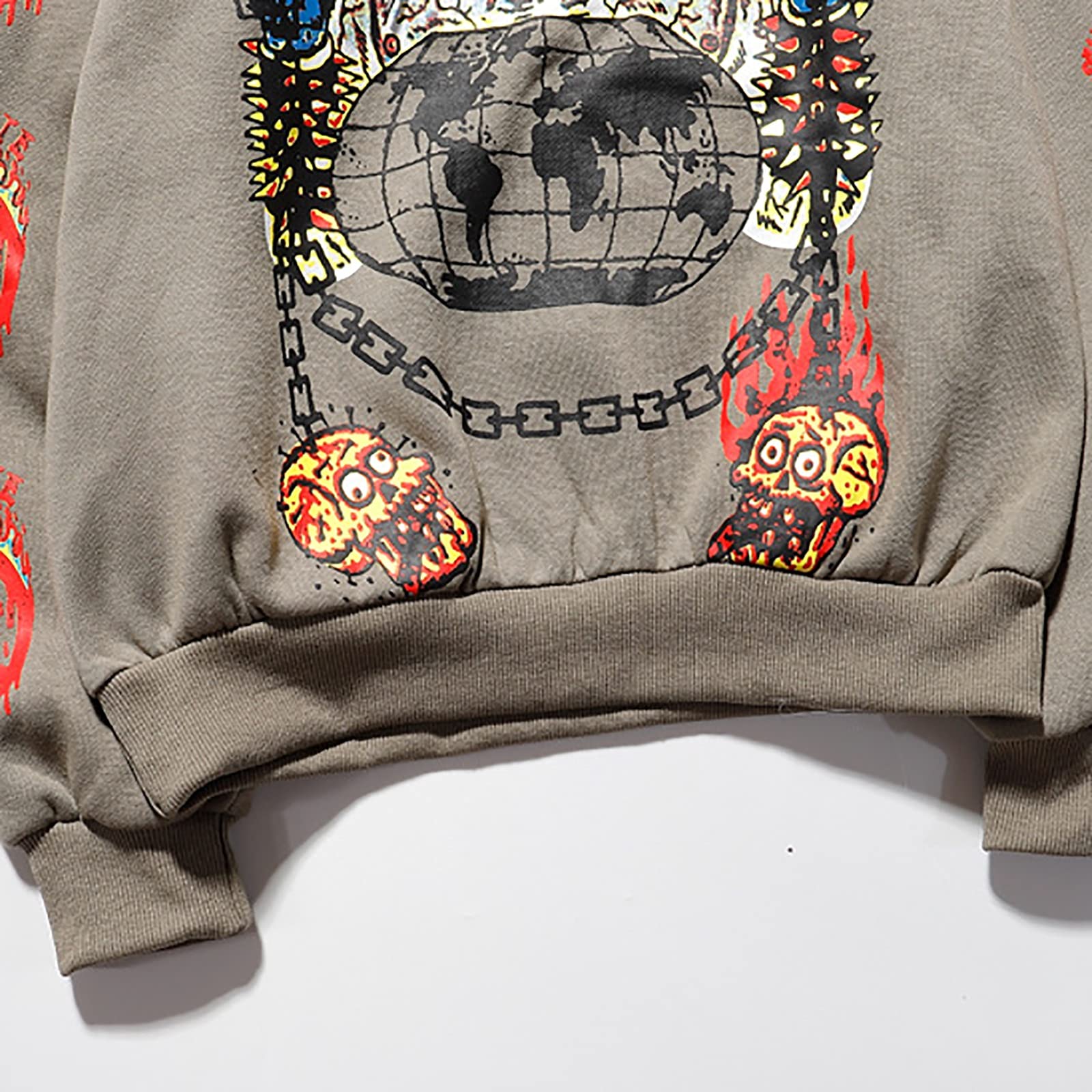 G&F Kanye Felpe con Cappuccio Felpa Unisex Hip Hop Cotone Maglione Abbigliamento Strada Casuale Felpa