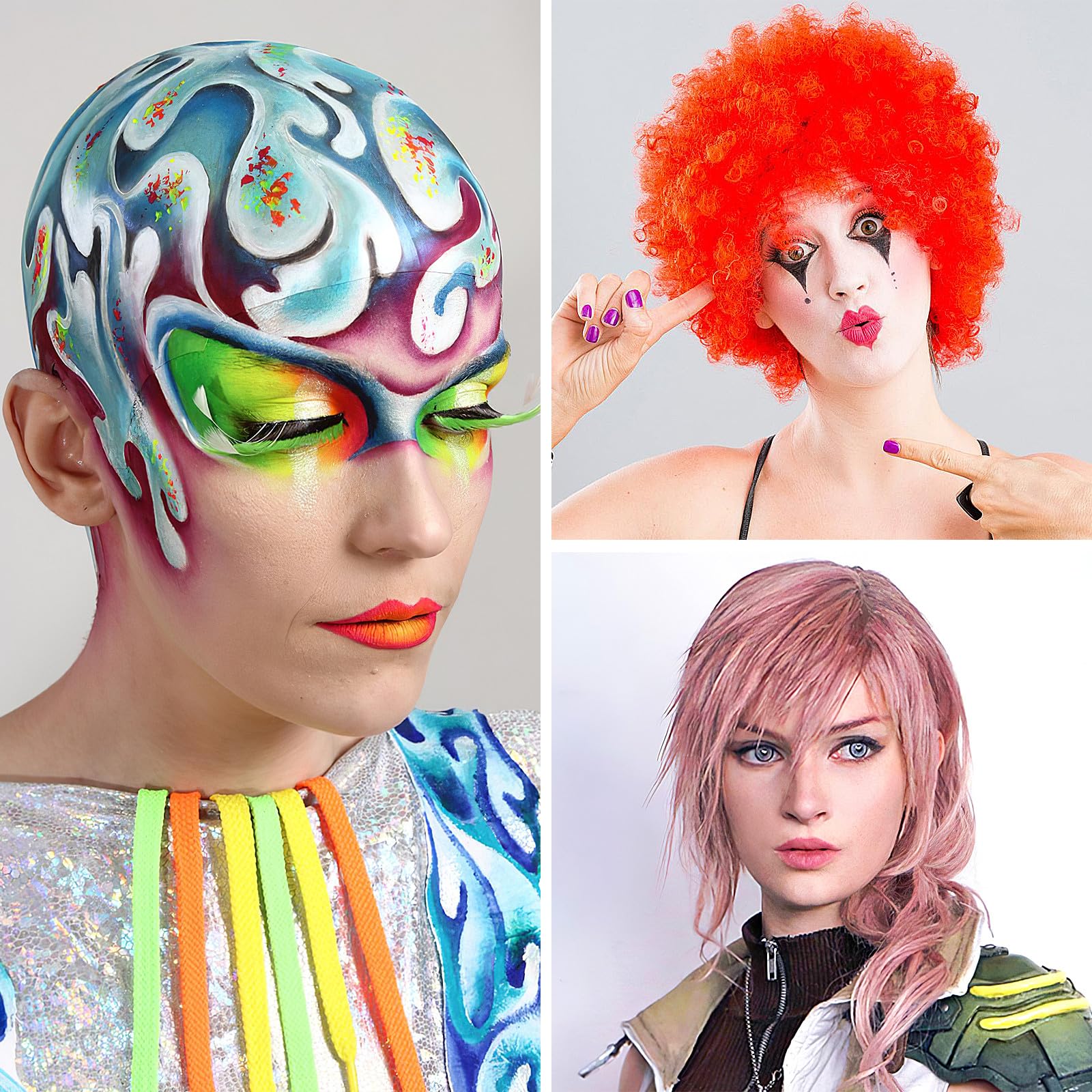 Amazon.co.jp: FRCOLOR 大人用 ラテックス製 ウィッグキャップ かつら