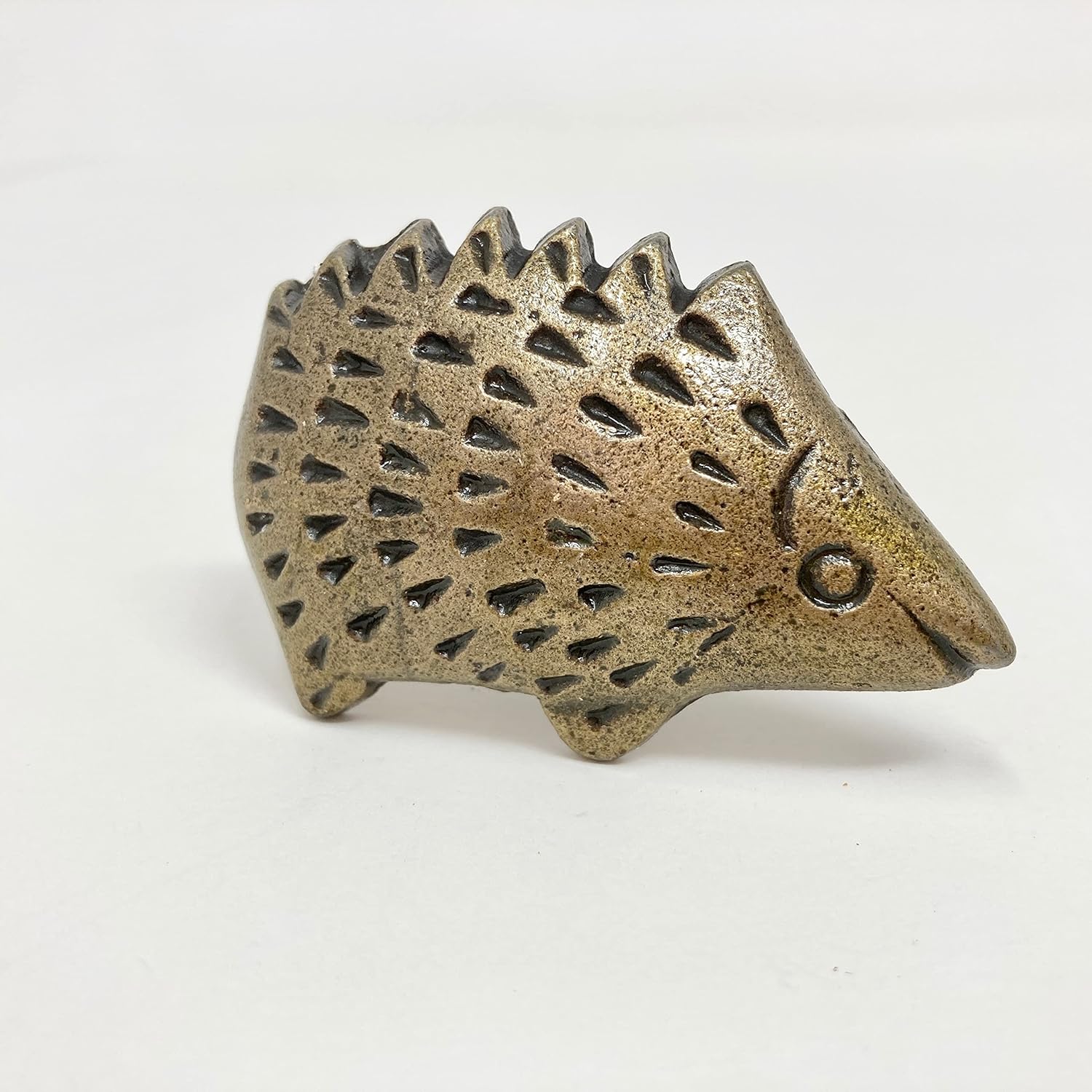 Erizo vintage bronce antiguo hecho a mano Metal Animal Armario Perillas de puerta, tiradores de cajón manijas de puerta de gabinete