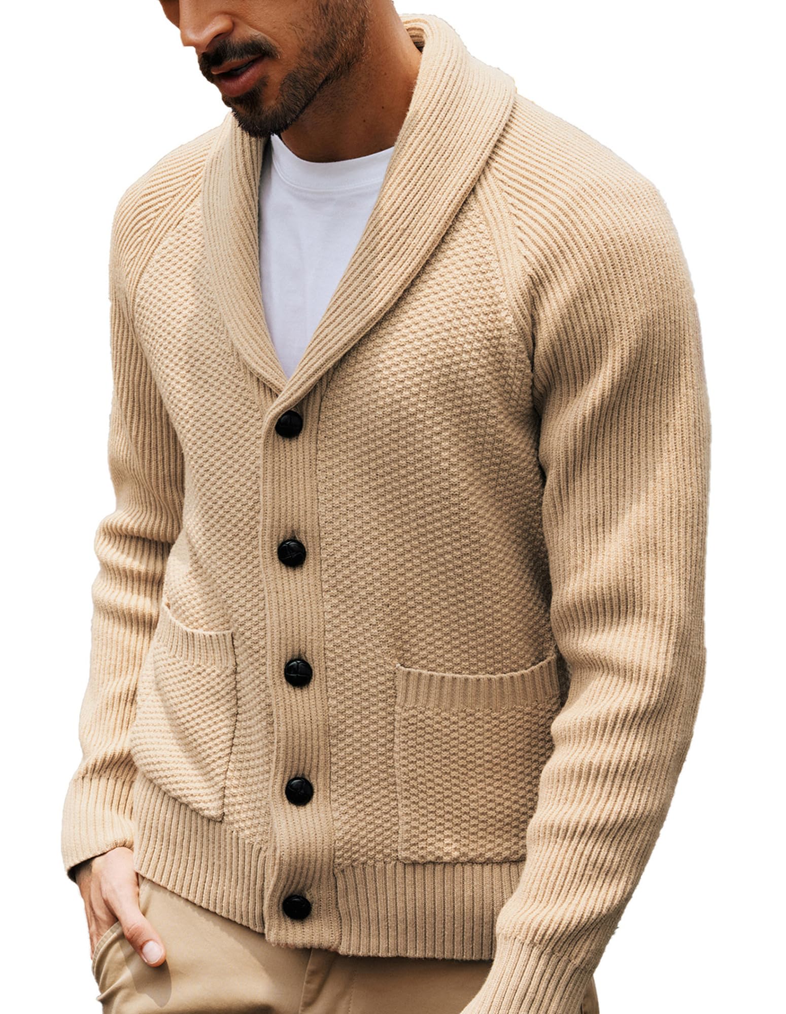 PJ PAUL JONES Shawl Collar Cardigan