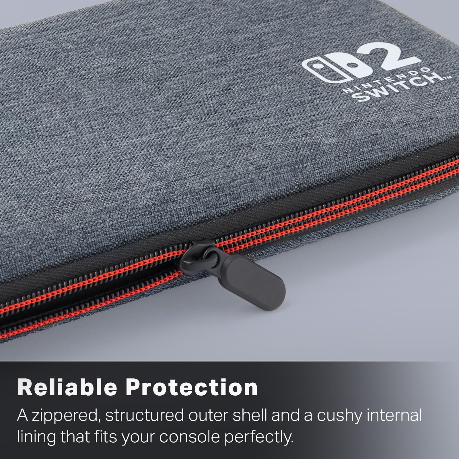 PowerA Protection Case for Nintendo Switch 2 - Kirby Mouthful, Officially Licensed, Protective Storage, Holds up to 9 Game Cards and 2 microSD Express Cards, Integrated Play Stand - 5