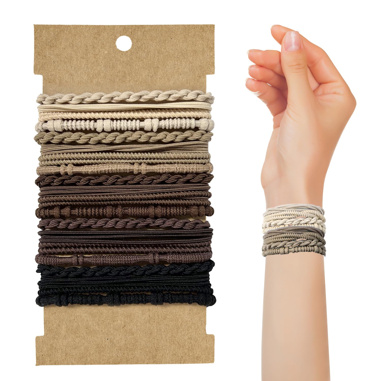 20 Pcs Hair Ties