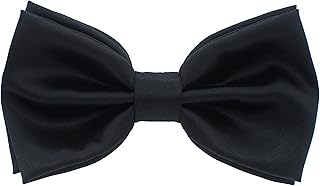 Real Silk Classic Pre-Tied Bow Tie Formal Solid Tuxedo...