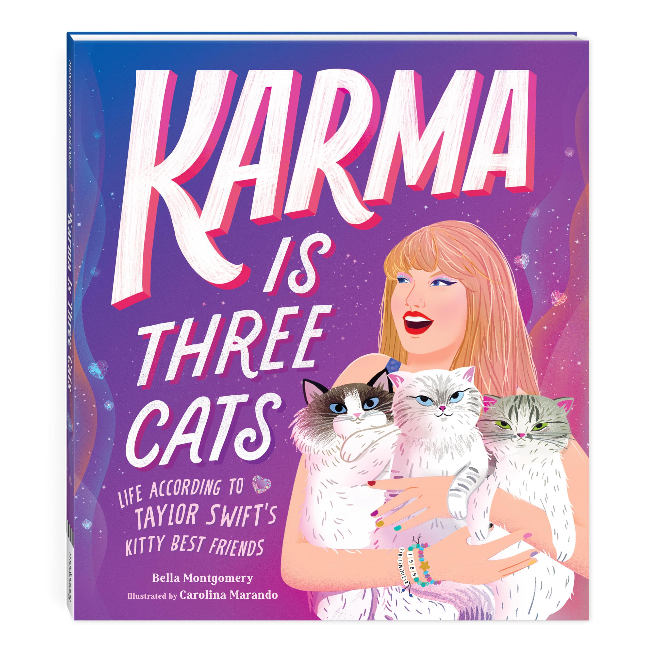 Karma Is Three Cats by Mudpuppy (Hardback Book)