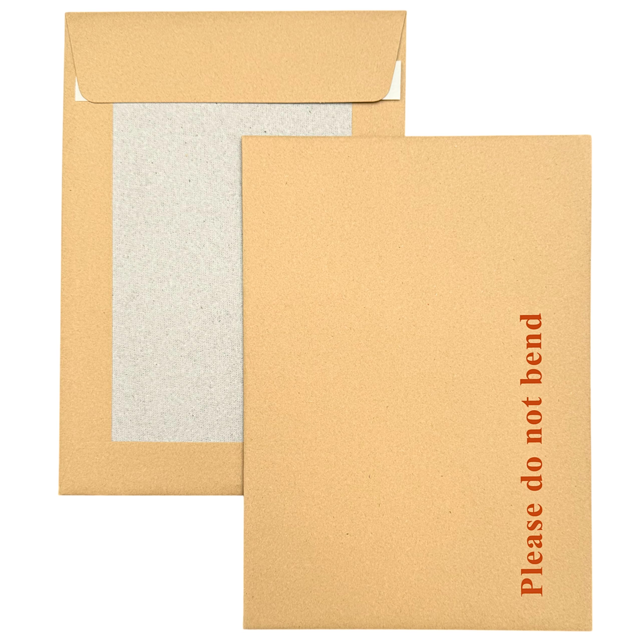 Double Dragon 20-Pack A5 C5 Manilla Hard Board Backed Envelopes | 229mm x 162mm | 'Please Do Not Bend' Printed | Padded & Tamper-Proof | Self-Seal Closure