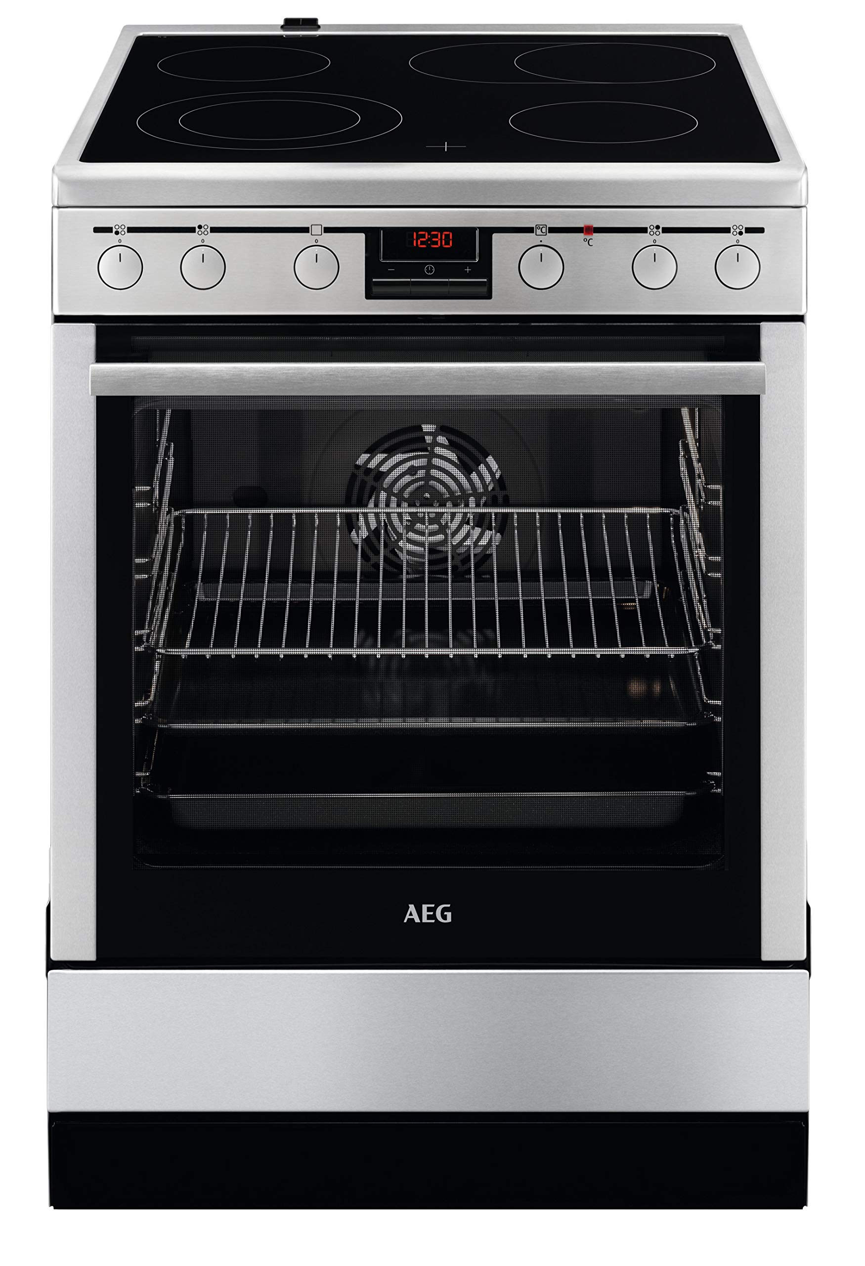 AEG 47056VS-WN appareil de cuisson/A -20% / porte avec nettoyage facile/fonction de décongélation 72 Liter acier inoxydable