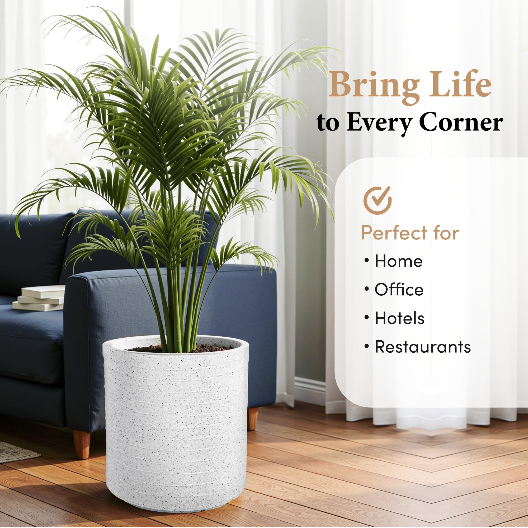 Kuber Industries Flower Pots - 2 Pack, Durable & Stylish -7