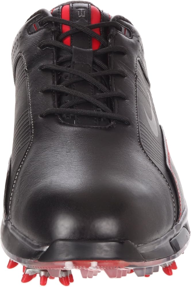 Nike Golf Men's Zoom TW 2012 Golf Shoe,Black/Red/Gunmetal,11 W US