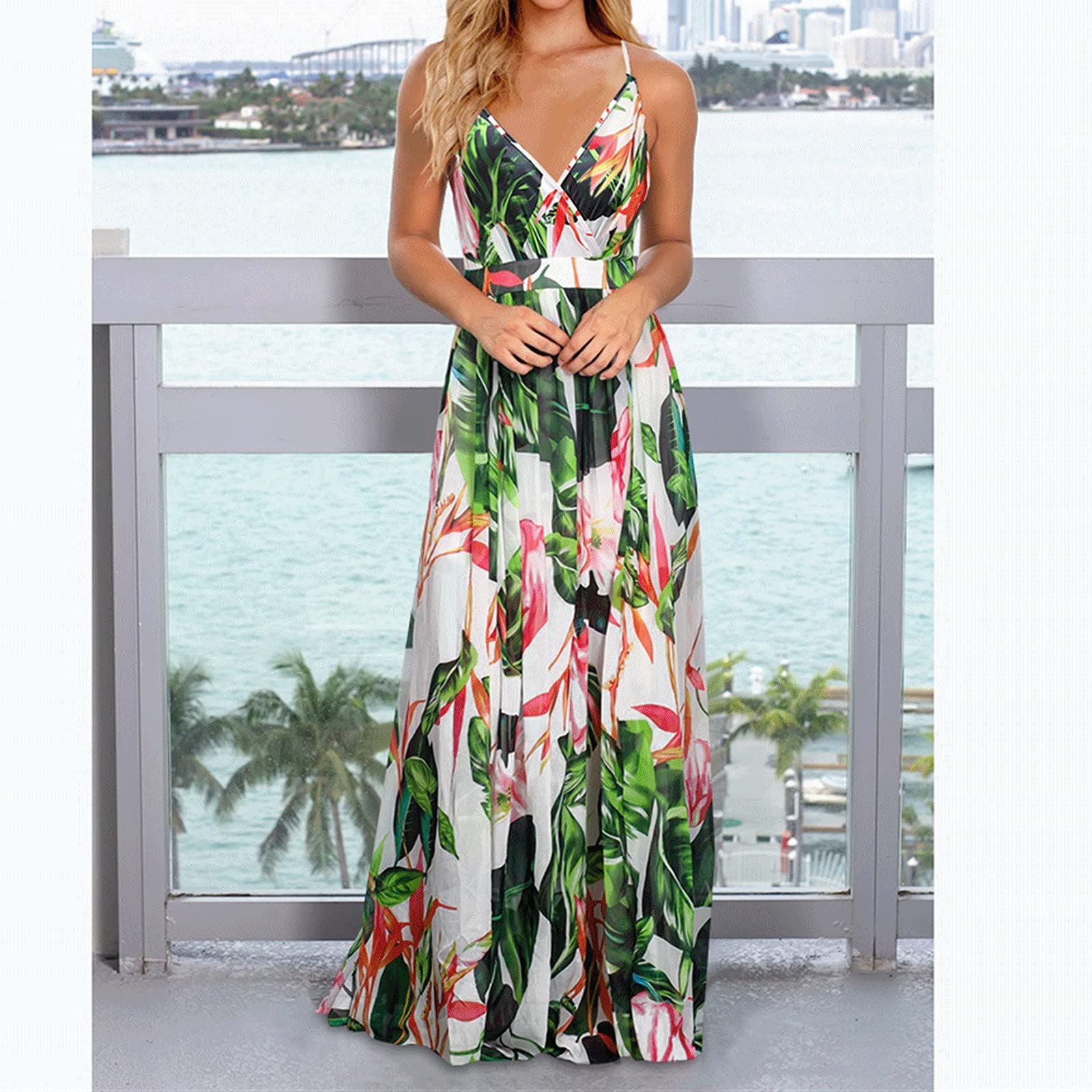 chinese dress ladies Amazon.com: zxb-shop Women's Dresses Women's Strappy Maxi Dress Deep V Neck  Sleeveless Summer Criss Cross Floral Floor Length Long Dress Casual Dresses  (Color : G, Size : Large Size) : Clothing, Shoes
