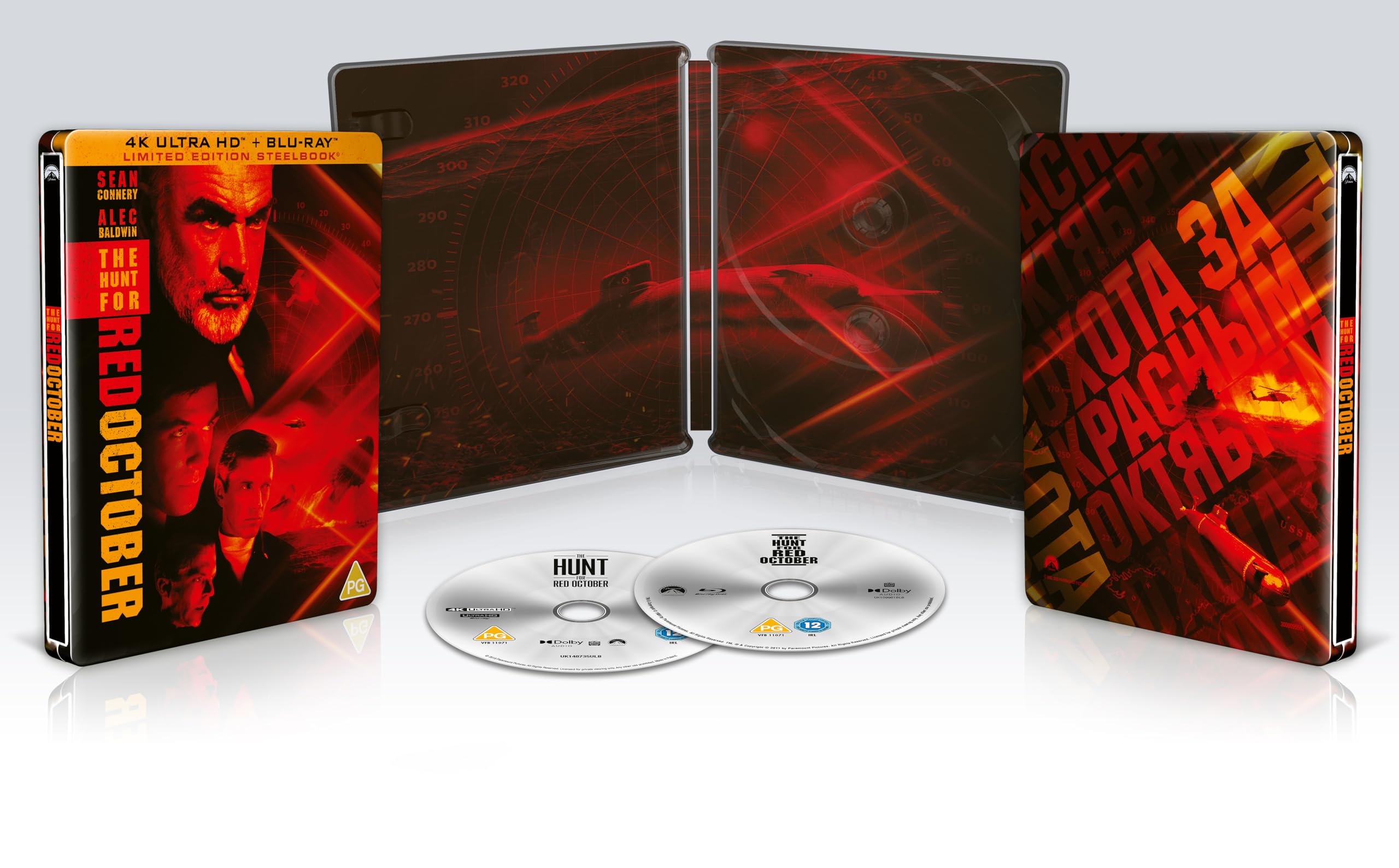 The Hunt for Red October SteelBook [Blu-ray] [Region A]