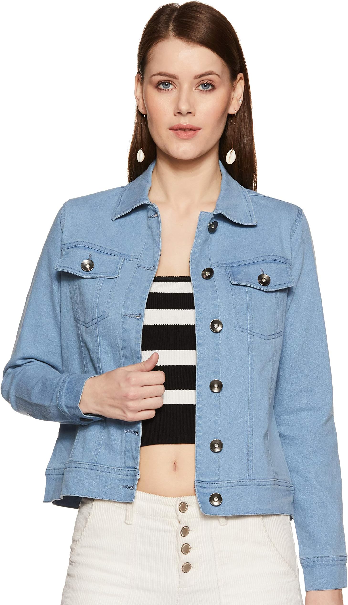 KRAVEWomen Denim Jacket