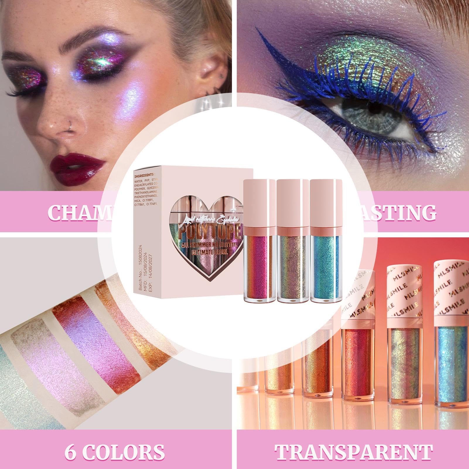 ToppertheWorldClionadhマルチクロームアイシャドウパレット On Topper the World Palette – Clionadh Cosmetics