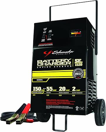 Schumacher SE-1520 '150/40/2 Amp' 12V Manual Starter Charger ...