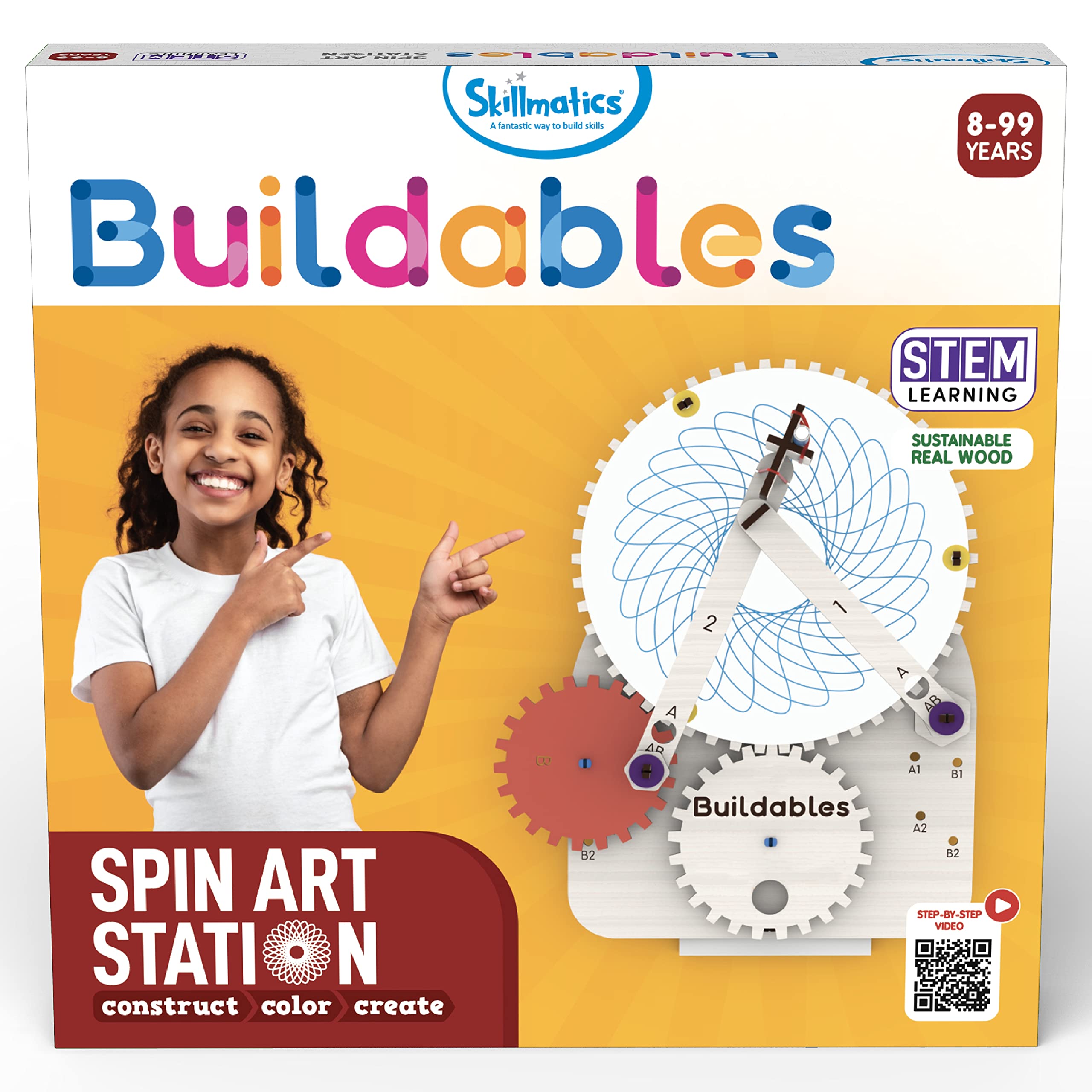 Skillmatics STEM Building Toy : Buildables Spin Art Station | Gifts for Ages 8 and Up | Educational & Construction Activity Kit (B099S1ZX5P) Amazon Price History, Amazon Price Tracker