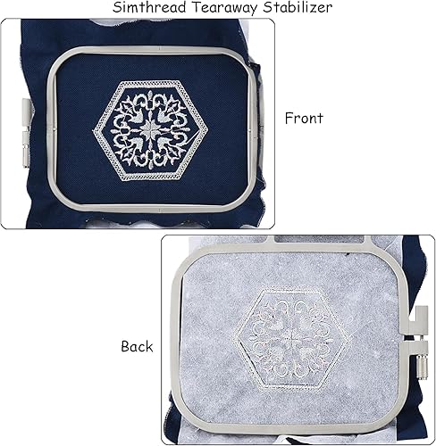 Miniatura 9 de Simthread 40 Brother Colors - Hilo de poliéster para máquina de bordar, 1,640.4 ft (550Y) con 40 piezas de bobinas de hilo para máquinas de coser