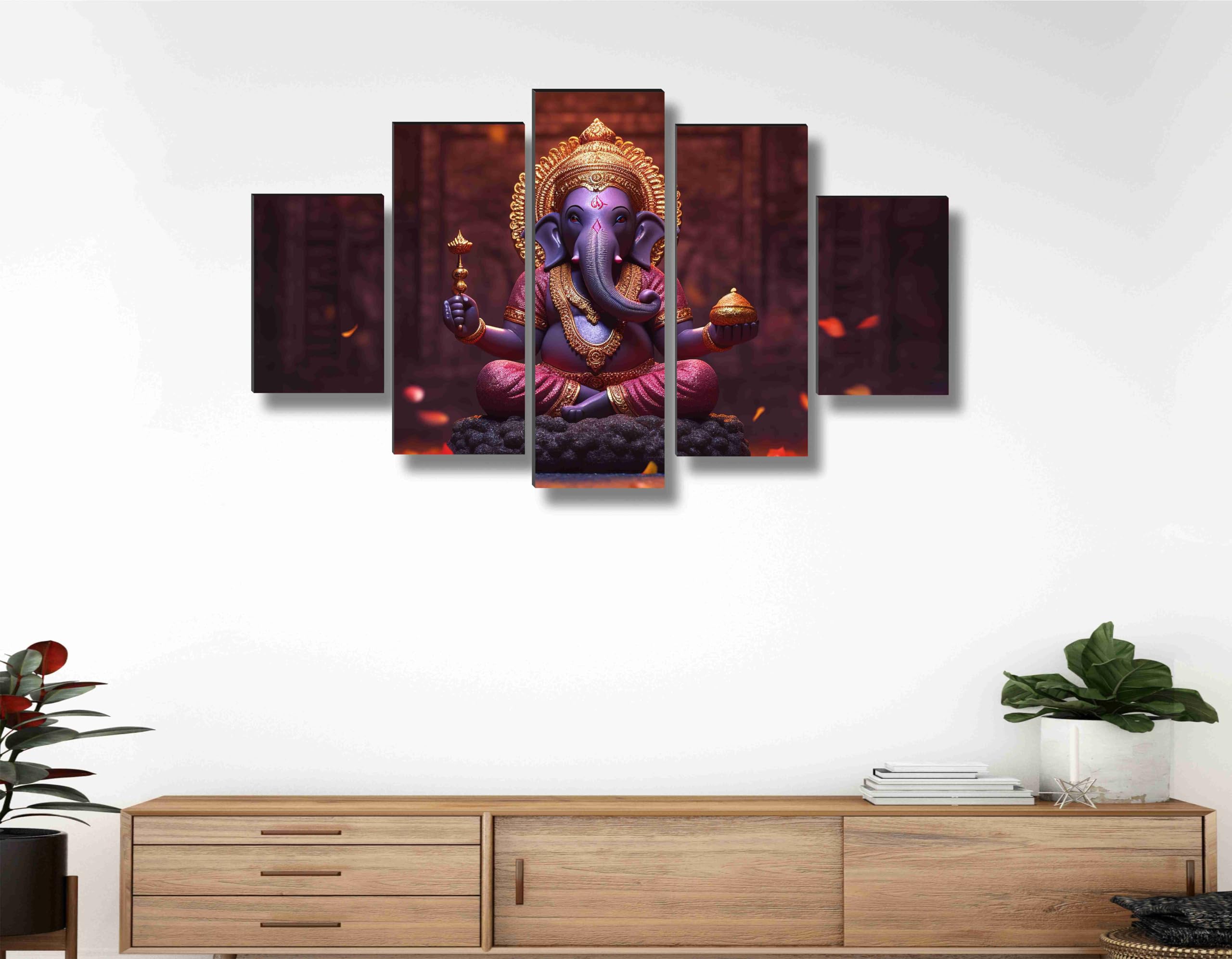 SAF Ganesha Paintings for Living Room | Painting for Wall