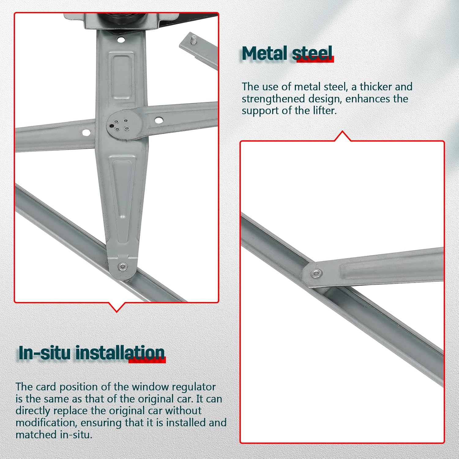 FINDAUTO Front Left Power Window Regulator with Motor Fit for 2004-2007 2009-2011 for Chevrolet for Aveo,2007-2010 for Chevrolet for Aveo5,2009-2009 for Pontiac G3