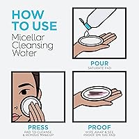 Vista 6 de Garnier Agua Micelar para Maquillaje Resistente al Agua, Limpiador Facial Hidratante y Removedor de Maquillaje, Adecuado para Piel Sensible, Vegano