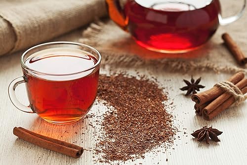Miniatura 6 de Té Rooibos de 1 libra (16 onzas) 100% orgánico certificado (USDA sello) | Té de hojas sueltas Rooibos rojo | Té de hierbas de arbusto rojo