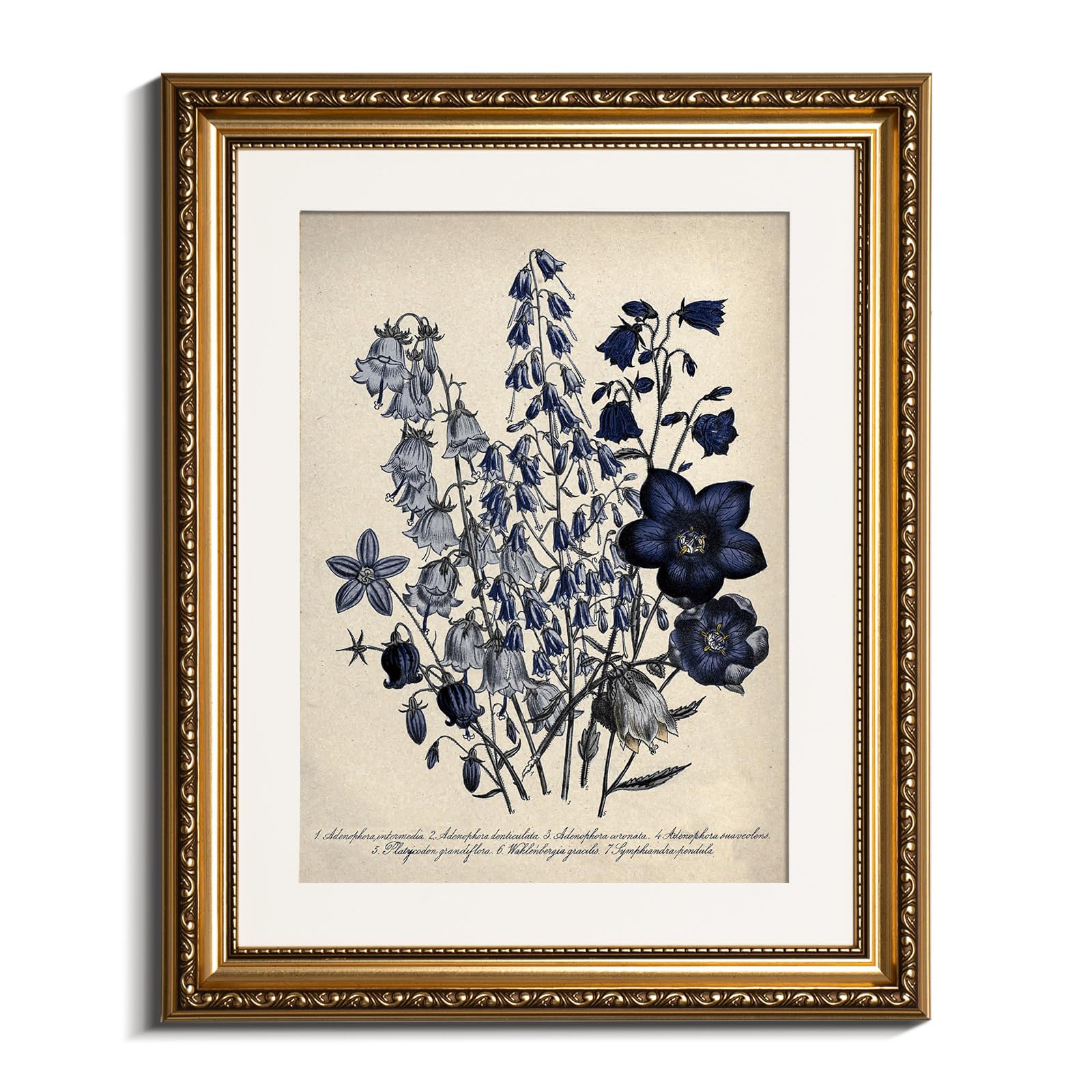 VIYYIEA Gold Framed Botanical Wall Art