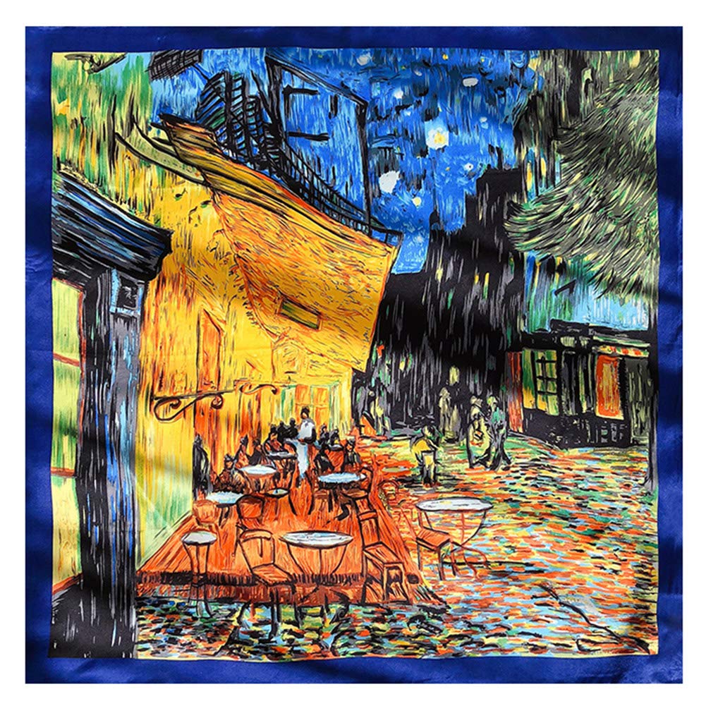 Grace Scarves 100% Silk Scarf, Artists Collection (van Gogh & Monet)
