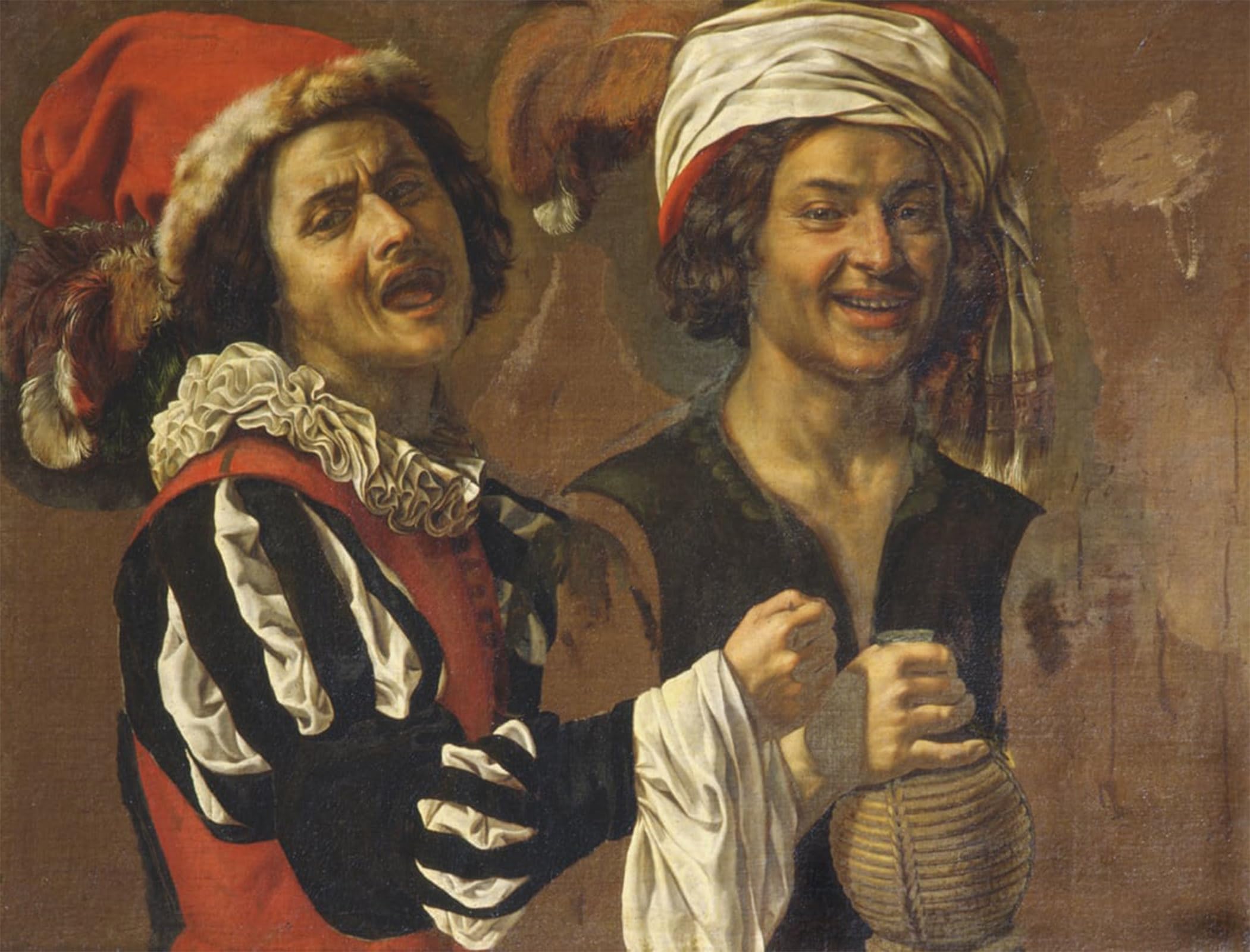 Caravaggio un cantante e un bevitore cuadro clásico para regalo cultural de bodas o aniversarios 5