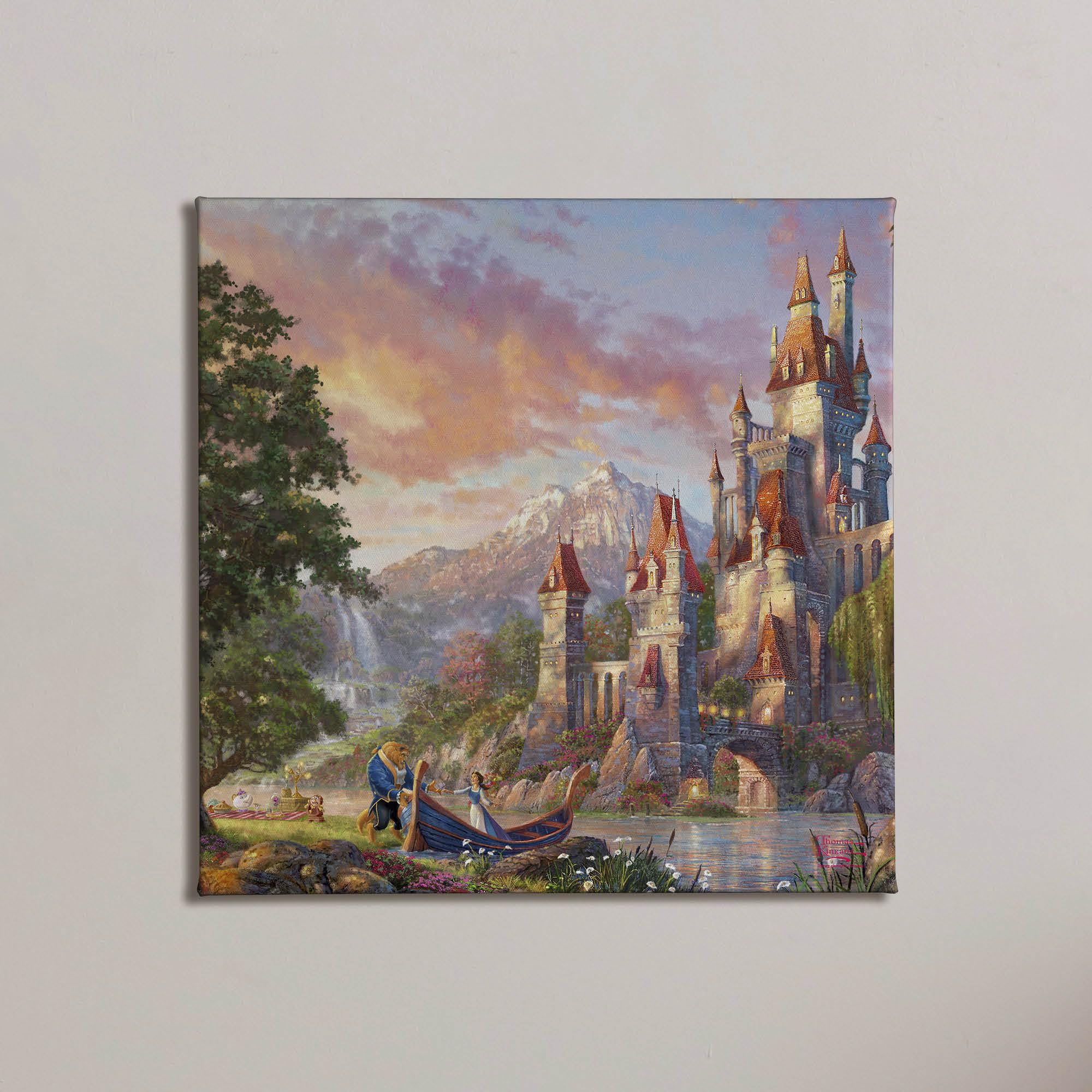 Amazon.com: Thomas Kinkade Disney Beauty and The Beast II 14