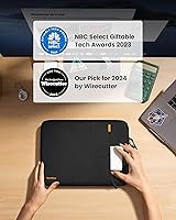 Vista 2 de Funda protectora Tomtoc 360° para MaaBook Air / MacBook Pro Retina de 13-13.3 pulgadas/iPad Pro de 12.9 pulgadas, Negro/Azul