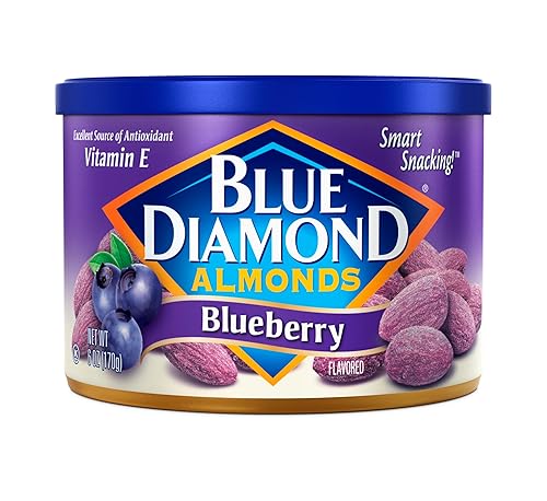 Blue Diamond Almonds, Classic Blueberry Flavored Sweet Snack Nuts, Non-GMO,