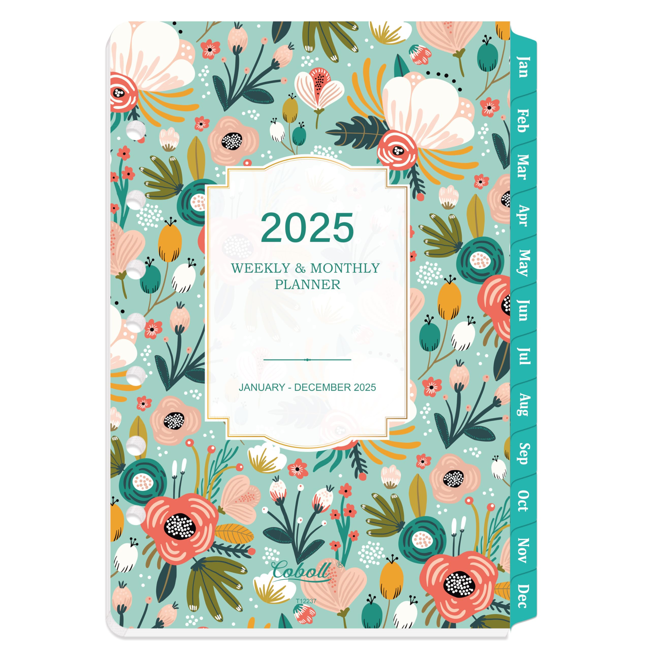 2026 Planner Refills - 7 Punched Holes 2026 Weekly Monthly Planner Refills from January 2026 to December 2026, Planner Refill/Inserts, 5.5'' x 8.5''