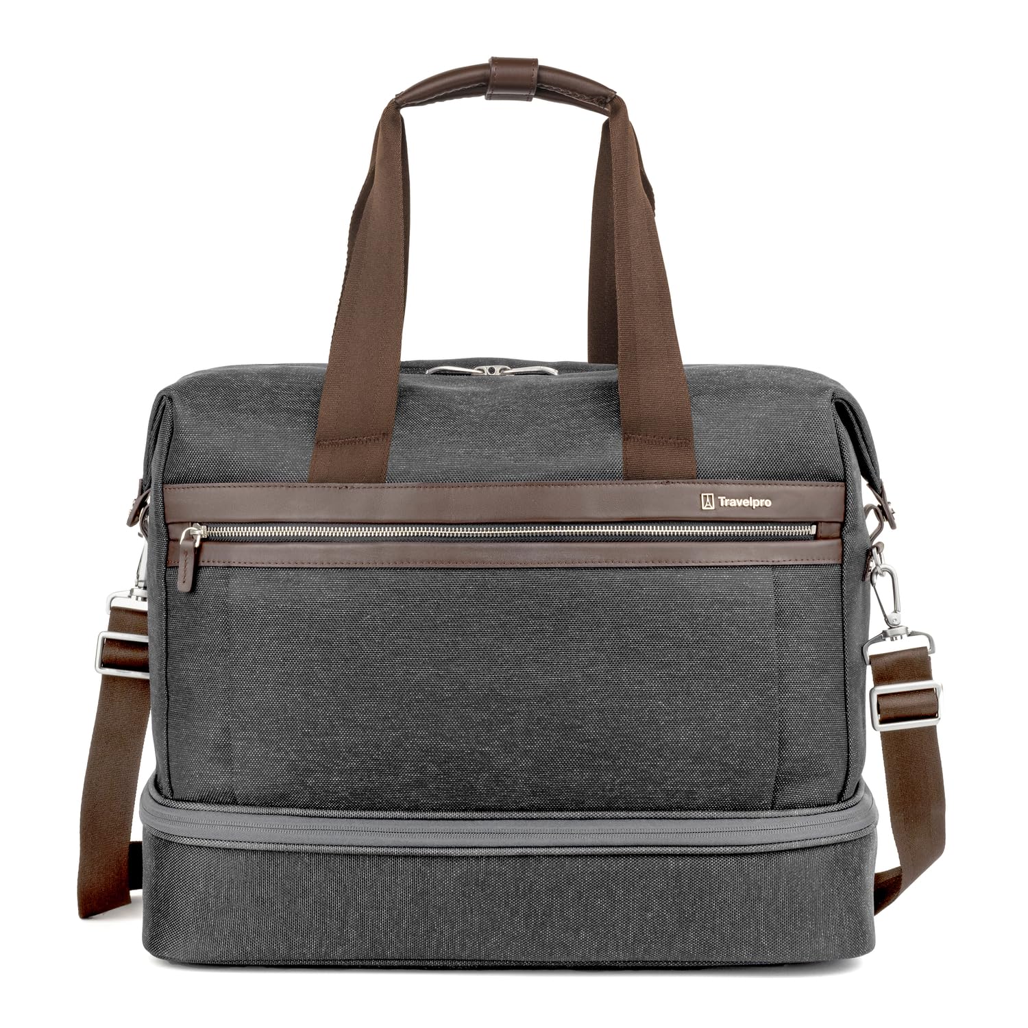 Travelpro Platinum Elite Carry on Soft Travel Drop-Bottom Weekender Bag Overnight Men and Women