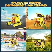 Vista 2 de 30 en 1, kit de juguetes de robot solar STEM, 243 piezas de kit educativo de experimentos científicos de construcción para niños de 8 a 12 años