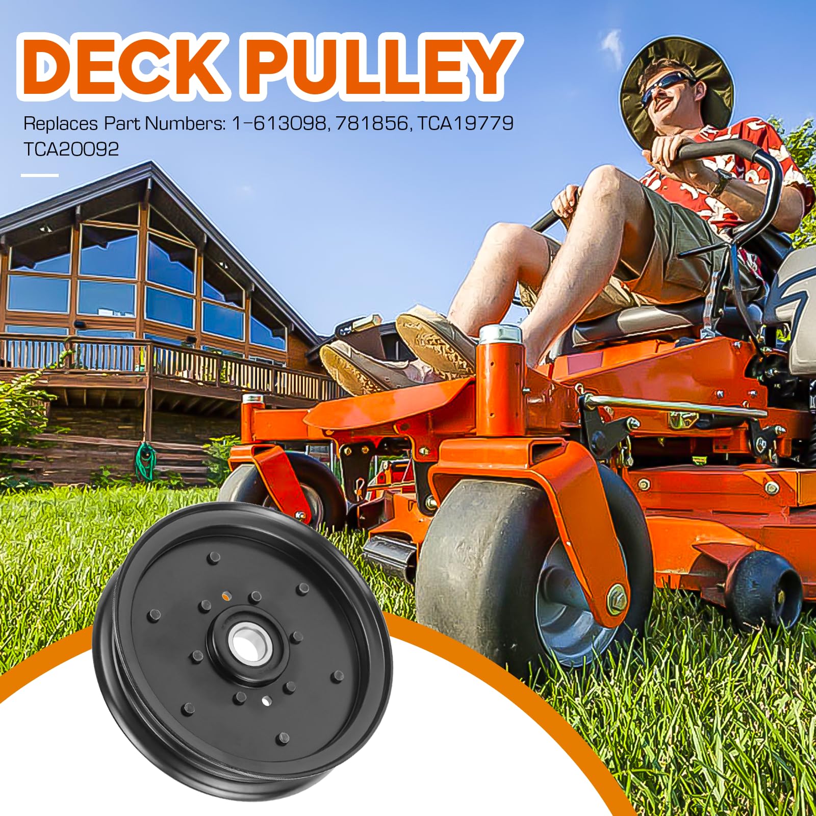 Exmark Idler Pulley 8TEN Idler Pulley For Exmark John Deere