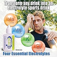 Vista 2 de Elete – Adición de Electrolitos – 1 Botella de Bolsillo – Concentrado de 4 Electrolitos Esenciales – Todo Natural – Transforma Cualquier Bebida