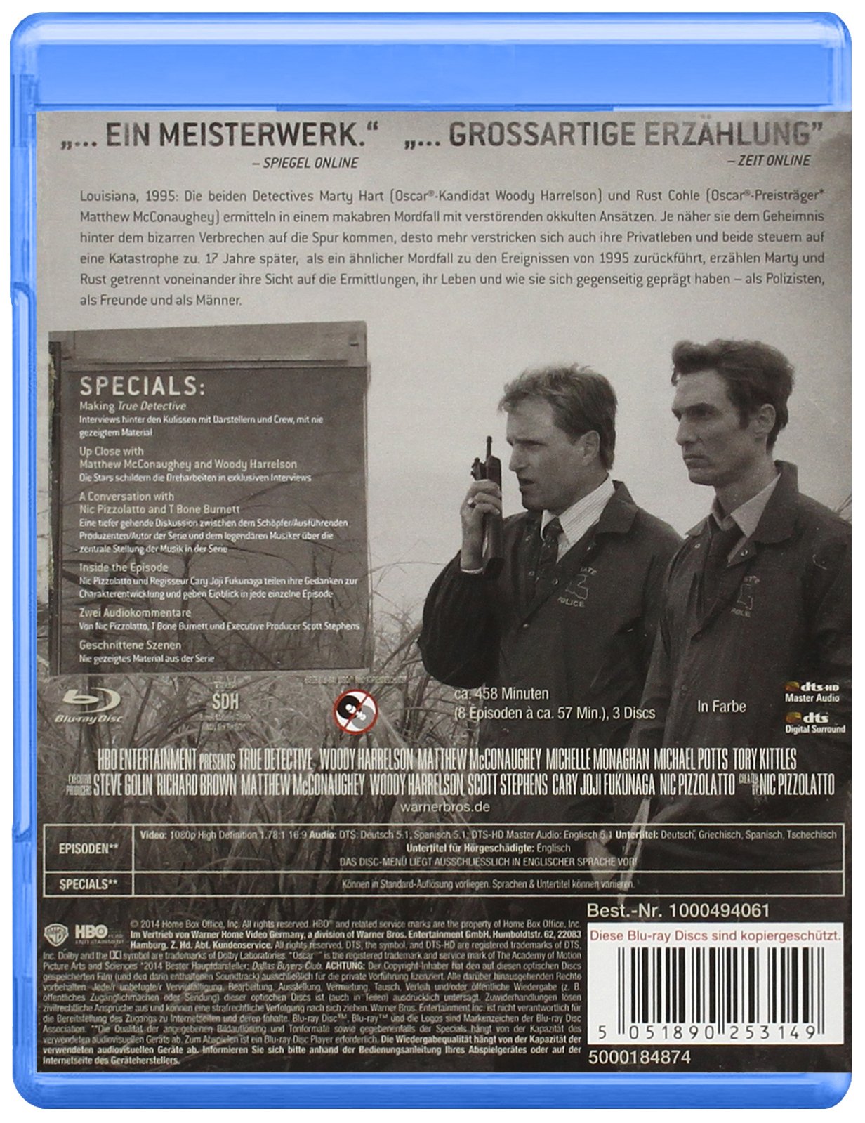 True Detective - Staffel 1 [Alemania] [Blu-ray]