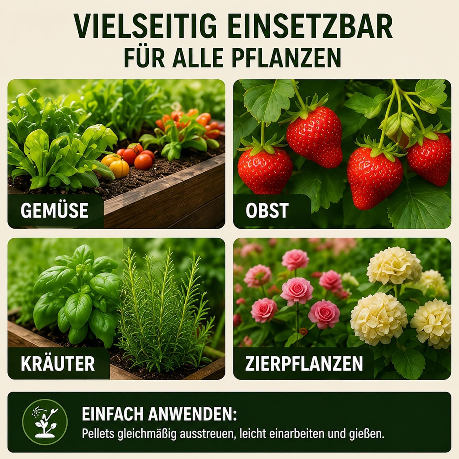MammaTerra Hühnermist Pellets – Organischer Langzeitdünger für Tomaten, Gemüse, Hochbeet & Garten – Natürlicher NPK Dünger – Geruchsarm & Für ökologischen Landbau geeignet (8)