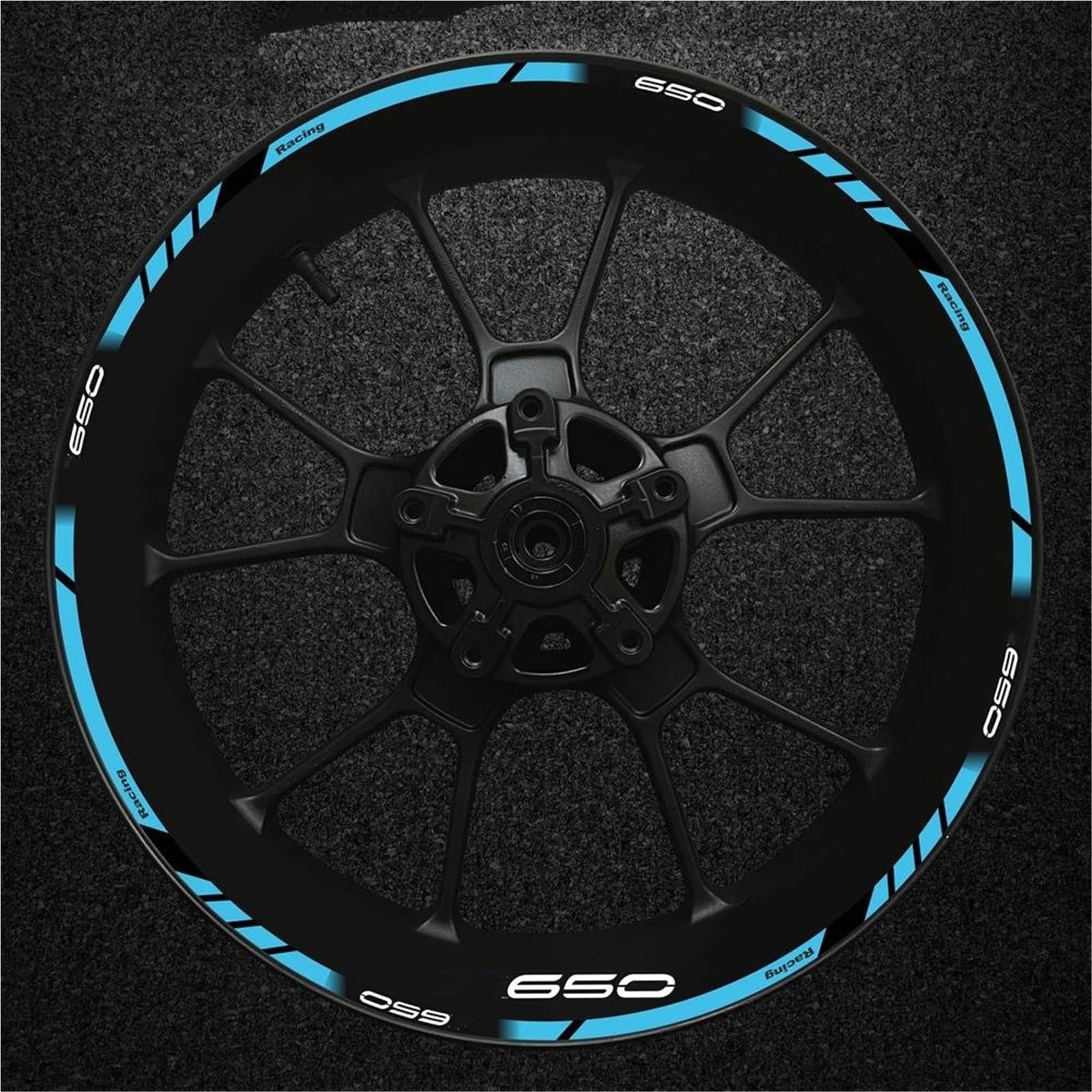 Wheel Stickers Motorcycle Wheel Decal for for Z650 for Z 650 Reflective Rim Decals Stripe Tape Hub Stickers Rim Reflective Decal