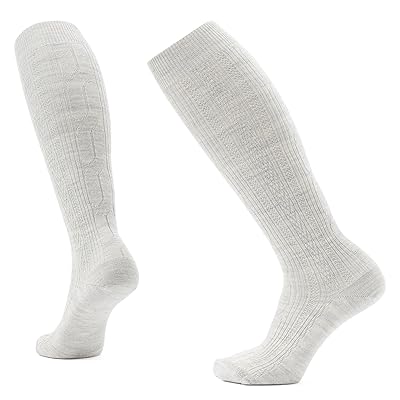 Smartwool Everyday Cable Knee High Socks Knee High Socks Shoes Ash