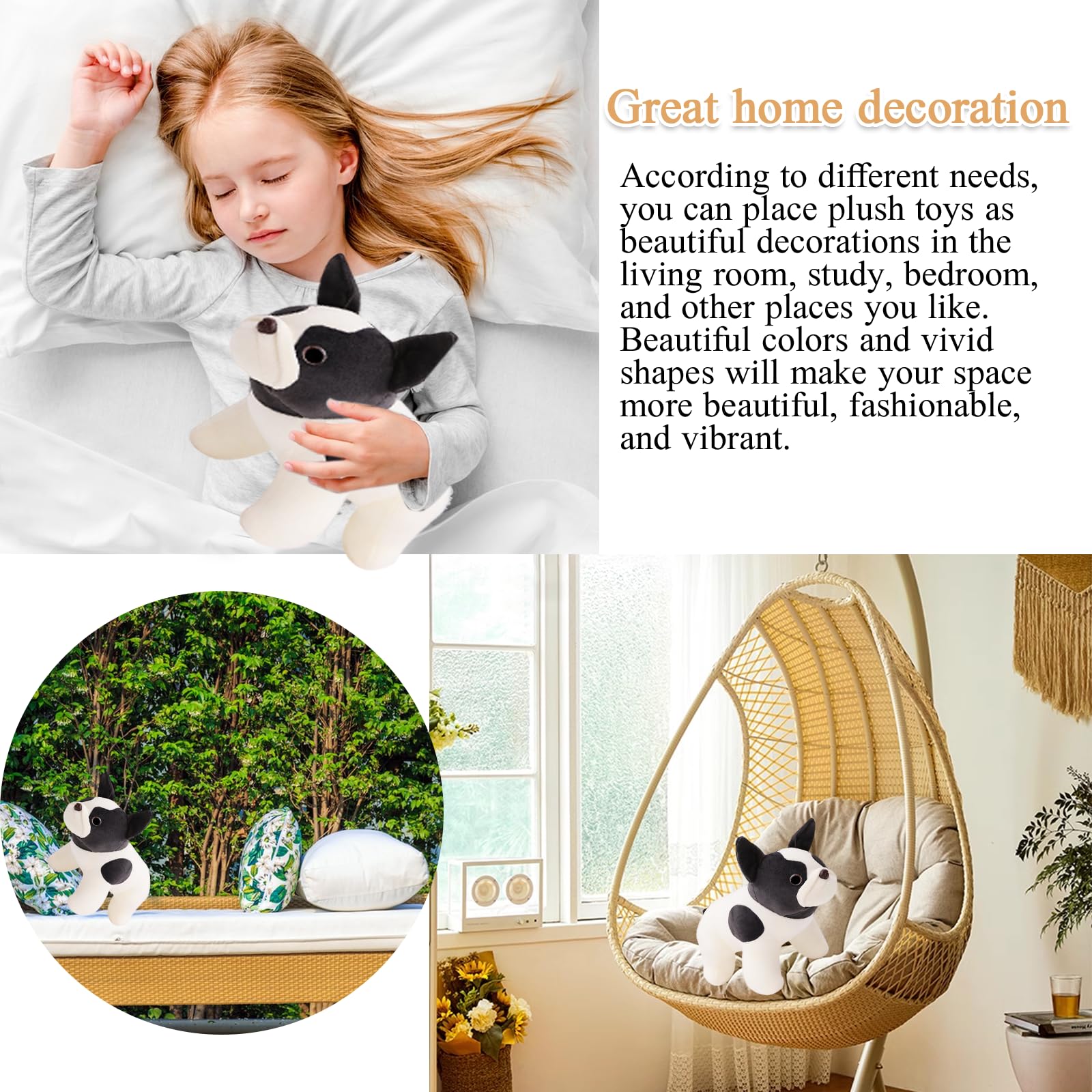 フレンチブルドッグ　ぬいぐるみ Amazon.co.jp: zxmbeddings 11.8インチ フレンチブルドッグ