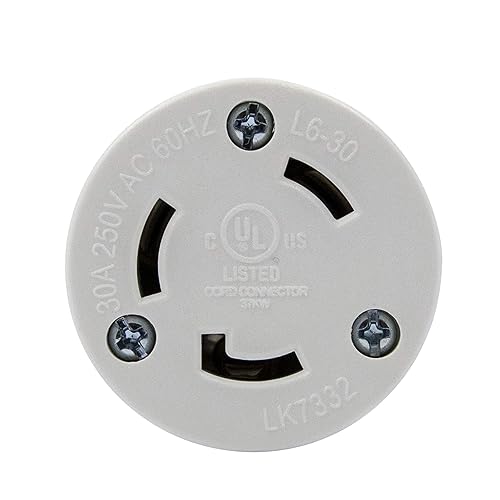 Miniatura 2 de Enchufe con bloqueo ENERLITES de grado industrial, 30A, 125250V